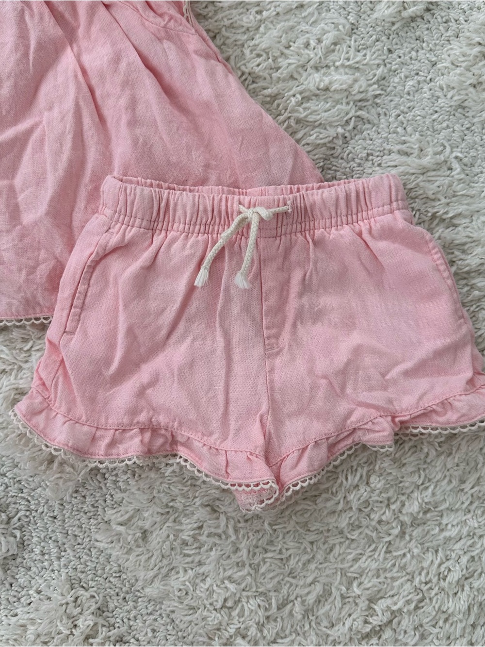Old Navy Pink Ruffle Set - Picture 2 of 8